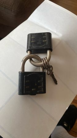 Vintage Corbin Hercules padlock w/ key old antique lock trunk tool box case