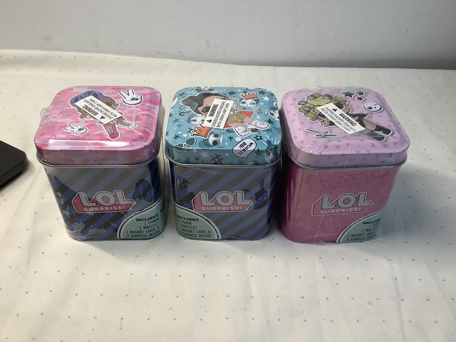 LOL Surprise Tins Collection Lot of 3 Brand New Sealed