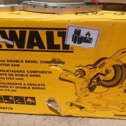 DEWALT
15 Amp Corded 12 in. Double Bevel Sliding Compound Miter Saw, Blade Wrench and Material Clamp