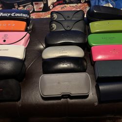 Designer, sunglasses cases authentic 19 each