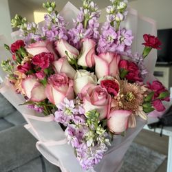 Pink Rose Bouquet 