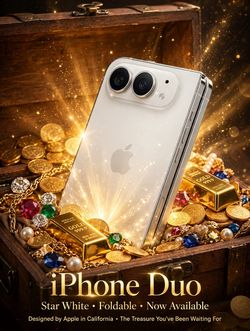 iPhone Duo 256GB Star White — BRAND NEW SEALED — Factory Unlocked