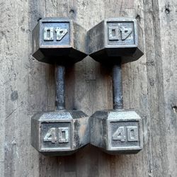 40 lb dumbbells