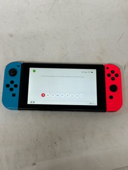 Nintendo Switch with Neon Blue and Red Joy-Cons#52206