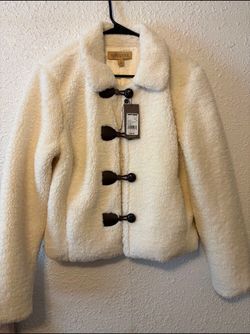 Shyanne Cream Sherpa Toggle Jacket
