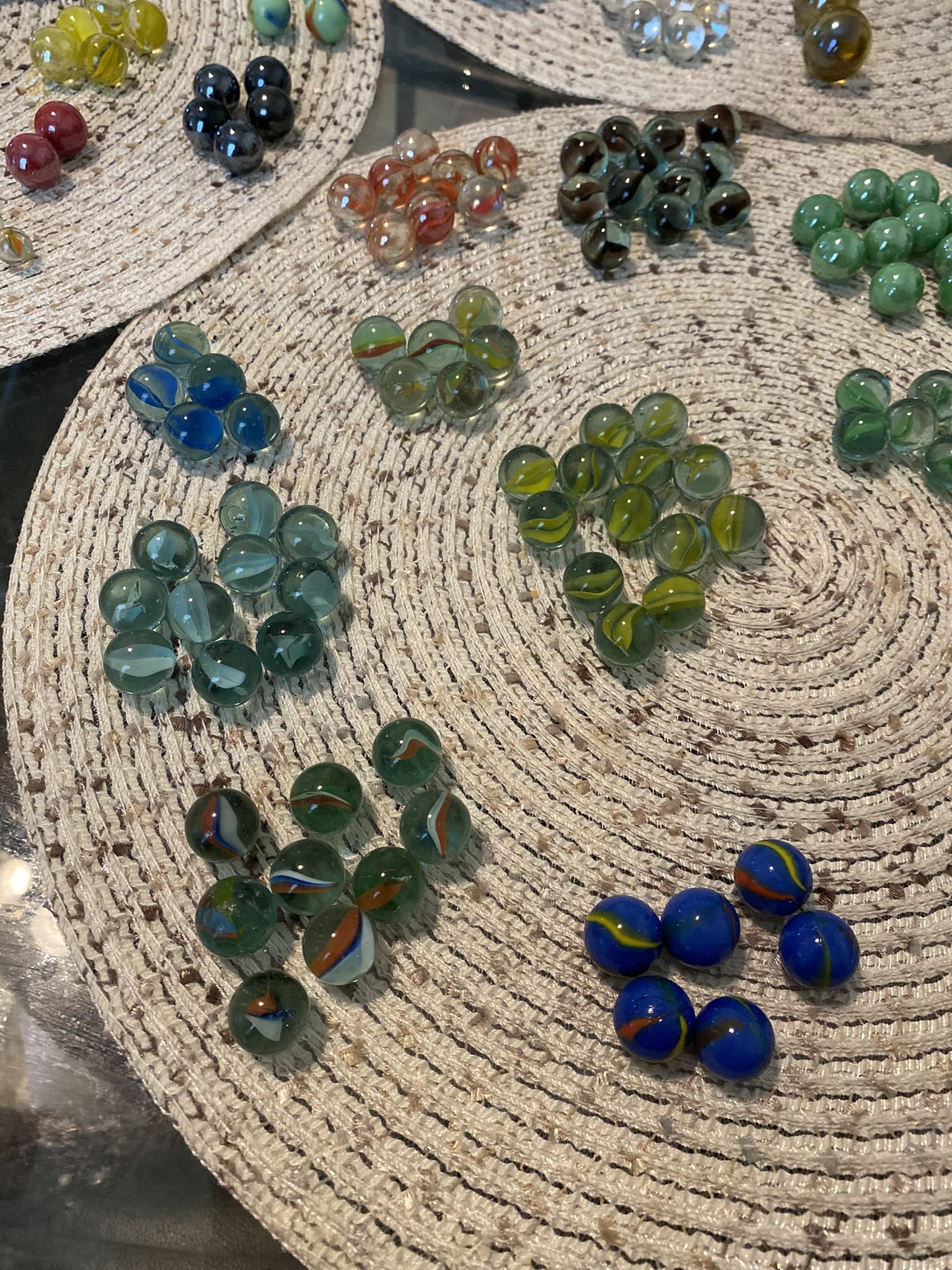 Vintage Marbles ⭕️ 🔮🔵🔴🟣🟢🌕🟠