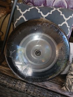 BRAND NEW WHELLBARREL TIRE 14IN. 10 FIRM LOOK MY POST ALOT ITEMS