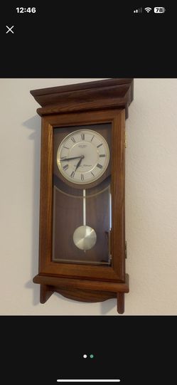 Wall Clock Working Well. Westminster Chime