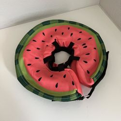 Watermelon Inflatable Dog Neck Cone Collar