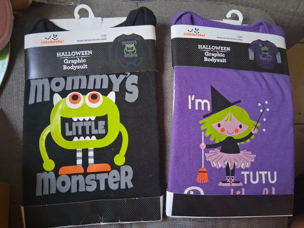 Kids Halloween Graphic Bodysuit