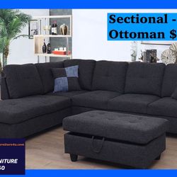 Free Delivery—Brand new sectional sofa couch 