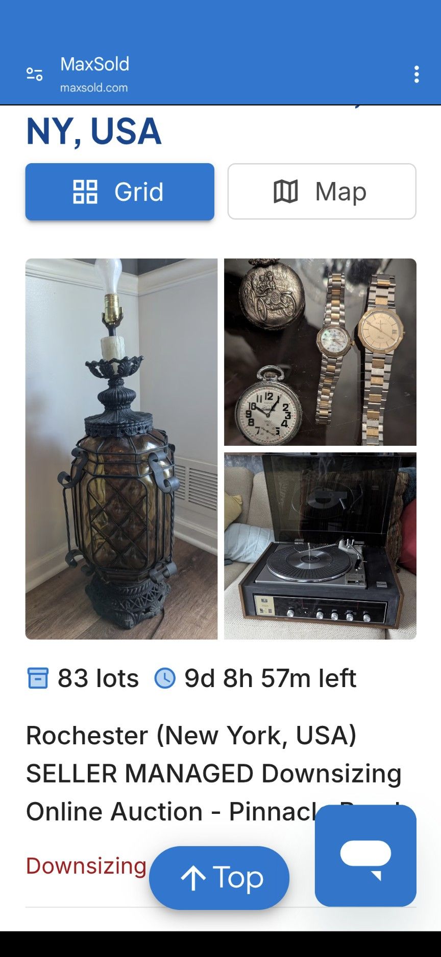 Downsizing. Tools. Furniture Lamps Jewelry