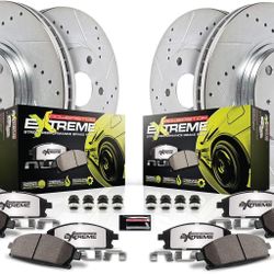 Power Stop Z26 Front & Rear Brake Kit – Fits Audi A4 / A4 Quattro