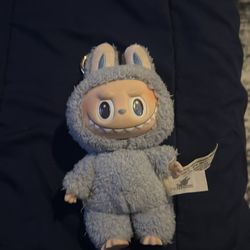 Blue labubu