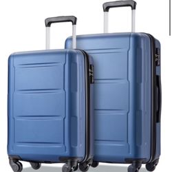 Brand New~ 24” +20” Luggage Set with TSA Lock Light Weight Hardside Spinner Expandable Suitcase Several Colors