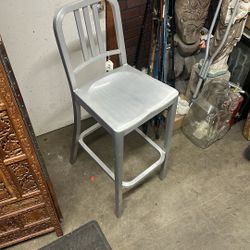 Industrial Metal Counter Stool / Bar Stool (Emeco-Style) – Heavy Duty