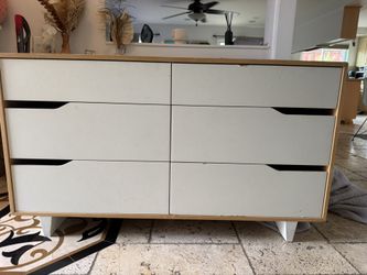 Dresser - white & wood, IKEA