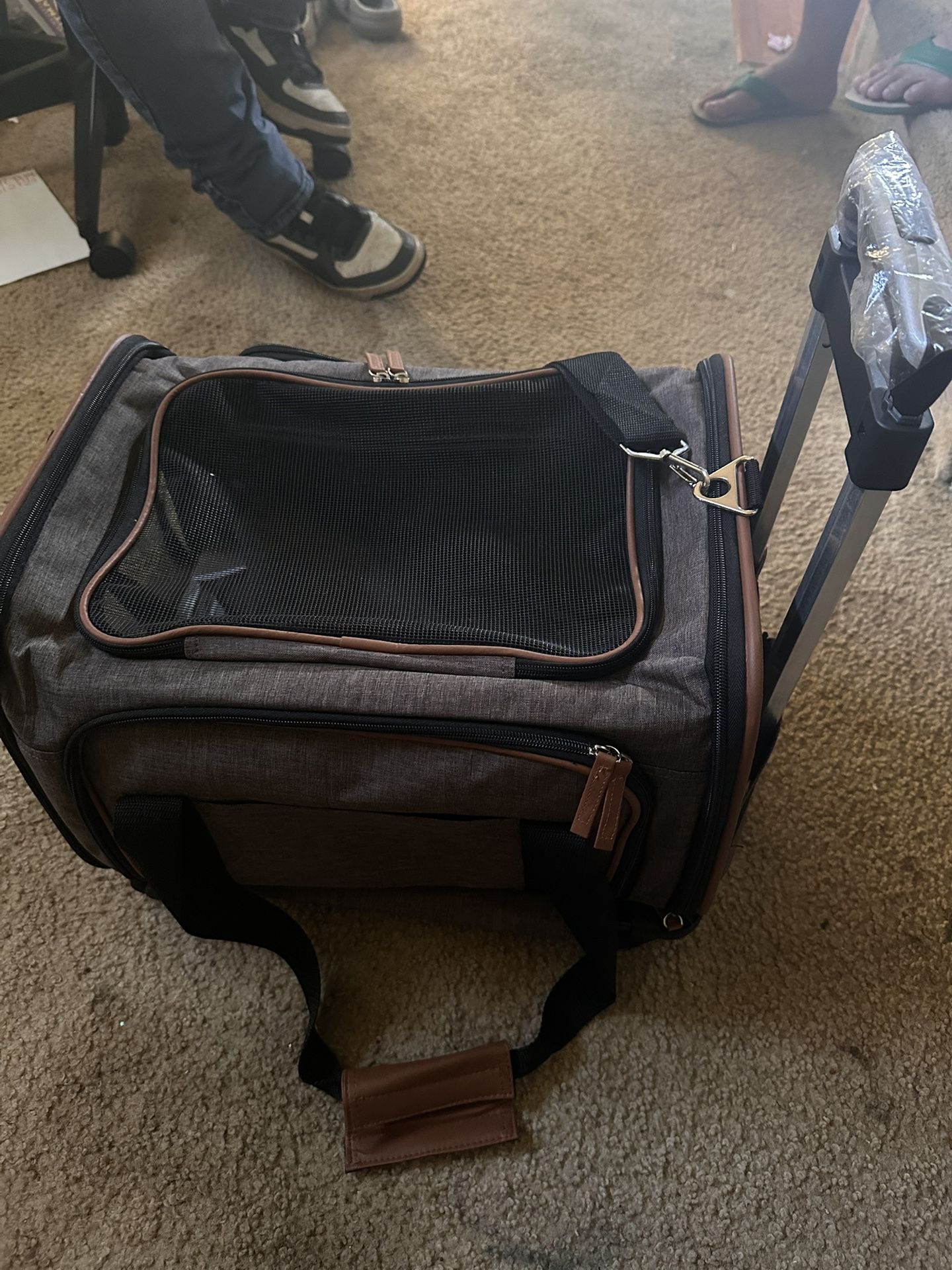 The Expandable Pet Carrier On Wheels