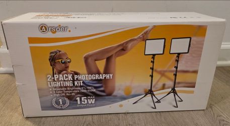 2 Pack Photography Lighting Kit