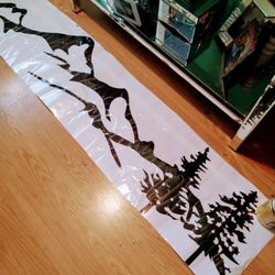 RV Or Boat Decal  Sticker..Cones With 2 Decal Stickers As A Set..Size 77  long X 16  Tall..77xx16..Brand New!