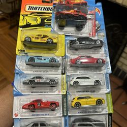 (11) Mercedes Die-Cast Cars 1:64 🔥 Hot Wheels & Matchbox 🚀 OPEN TO TRADES 🎄