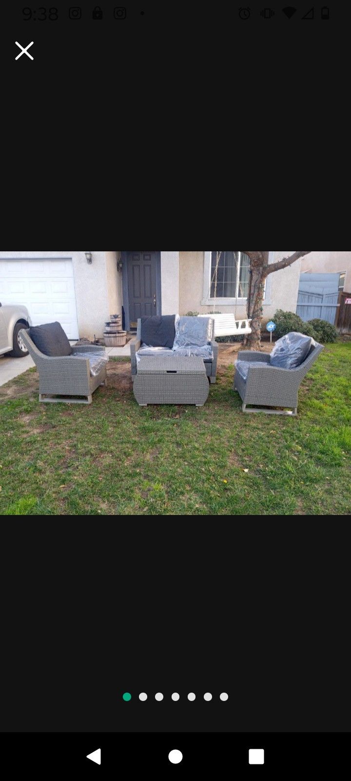 High Quality Costco Quality Patio Furniture Set Heavy Heavy Duty Patio Chairs Patio Sofa Patio Couch Brand New