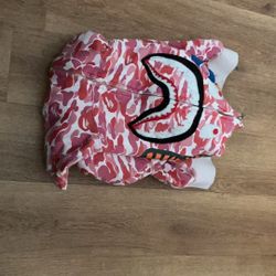 Pink Bape Hoodie