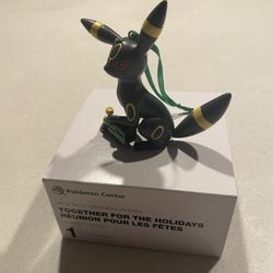 Umbreon Ornament *MINT* Pokemon Center Exclusive Together For The Holidays Resin Eevee Eeveelution Christmas Xmas Yamper
