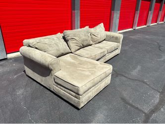 Cream Sectional L-Shape Couch