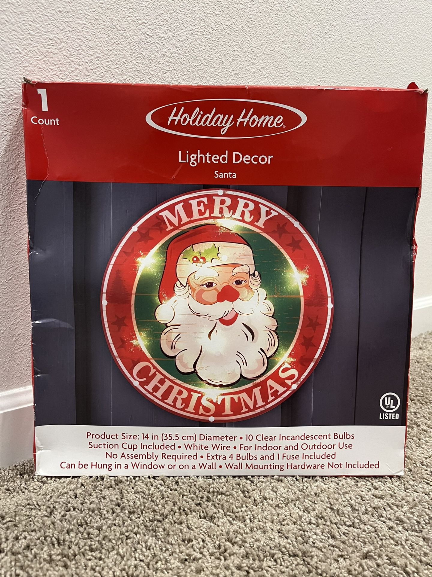 X’mas Santa Light Decor