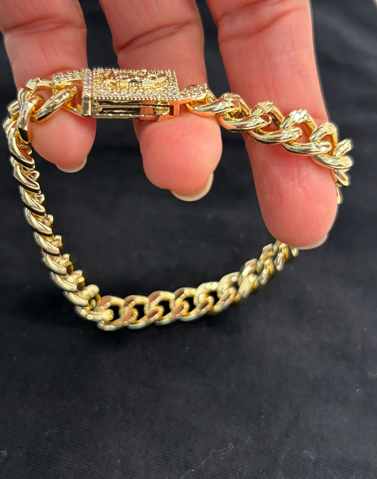 gold plated cuban link