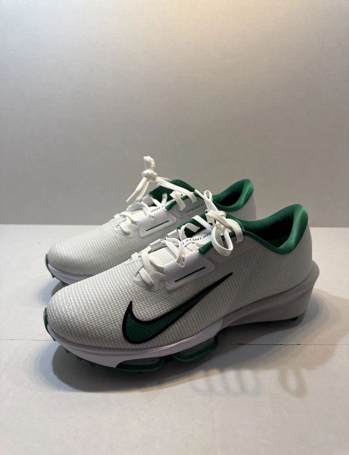 Nike Air Zoom Infinity Tour 2 Golf Shoes Photon Dust/Green HQ2158-100 Size 9.5