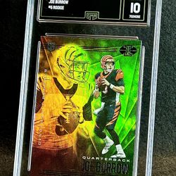 2020 Illusions 🔥 Joe Burrow 🔥 Rookie GMA 10 💎 Mint - Cincinnati Bengals 