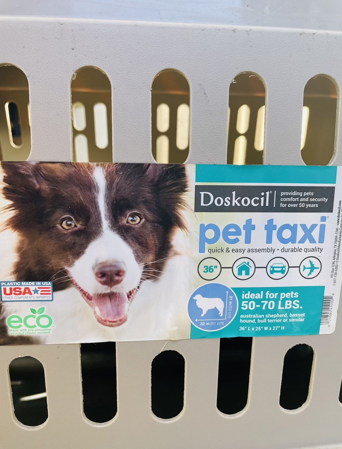 Doskocil Pet Taxi Dog Kennel, 36" Length