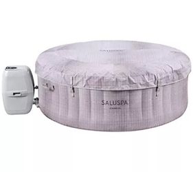 Practically New Indoor / Outdoor Hot Tub (Name Brand - Saluspa Cancun)