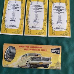 Vintage Road Map Set – Richfield & Montgomery Ward