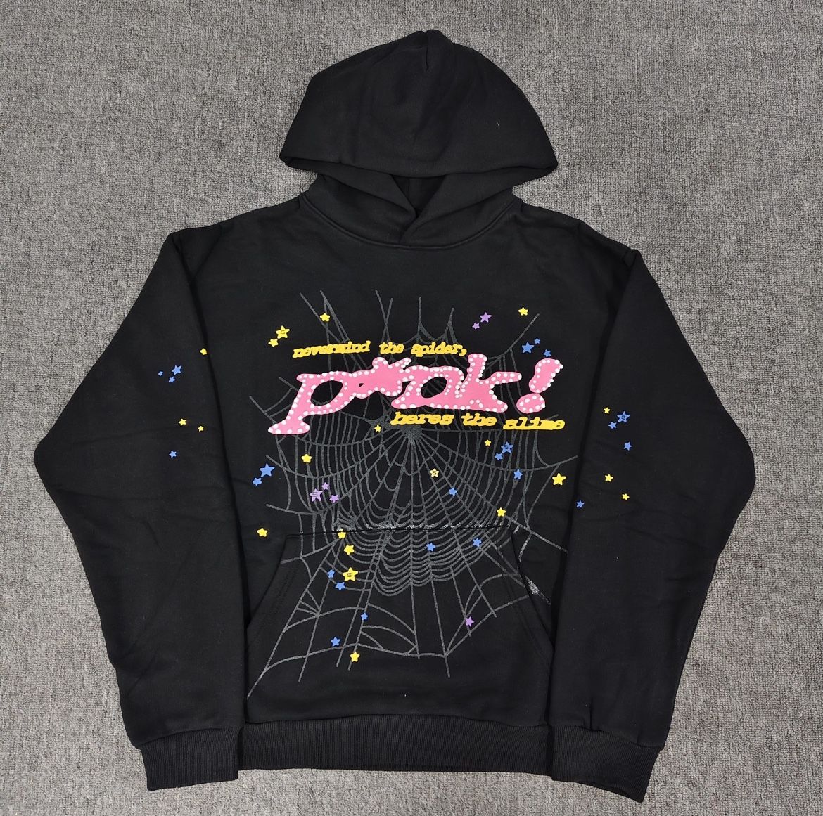 Pink Sp5der hoodie 