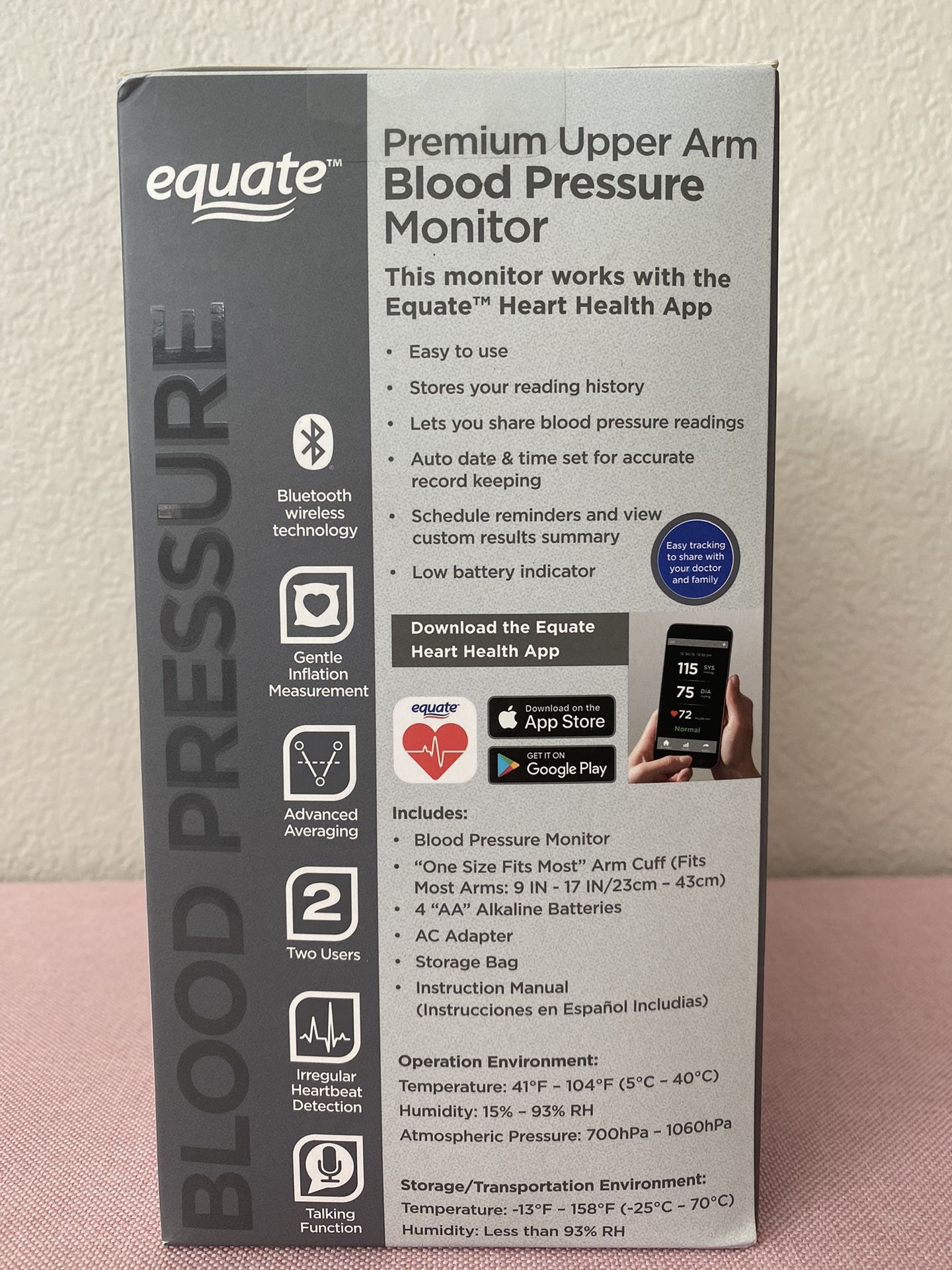 Equate Blood Pressure Monitor for Sale in Sacramento, CA OfferUp