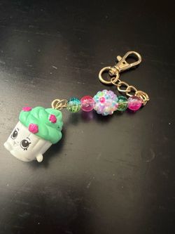 Shopkin and littlest pet shop keychains