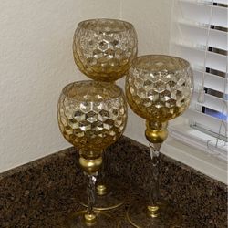 Mercury Glass tea Candle holder