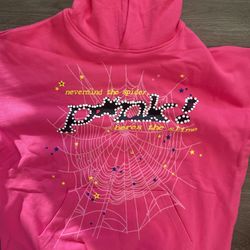 pink hoodie size XL 