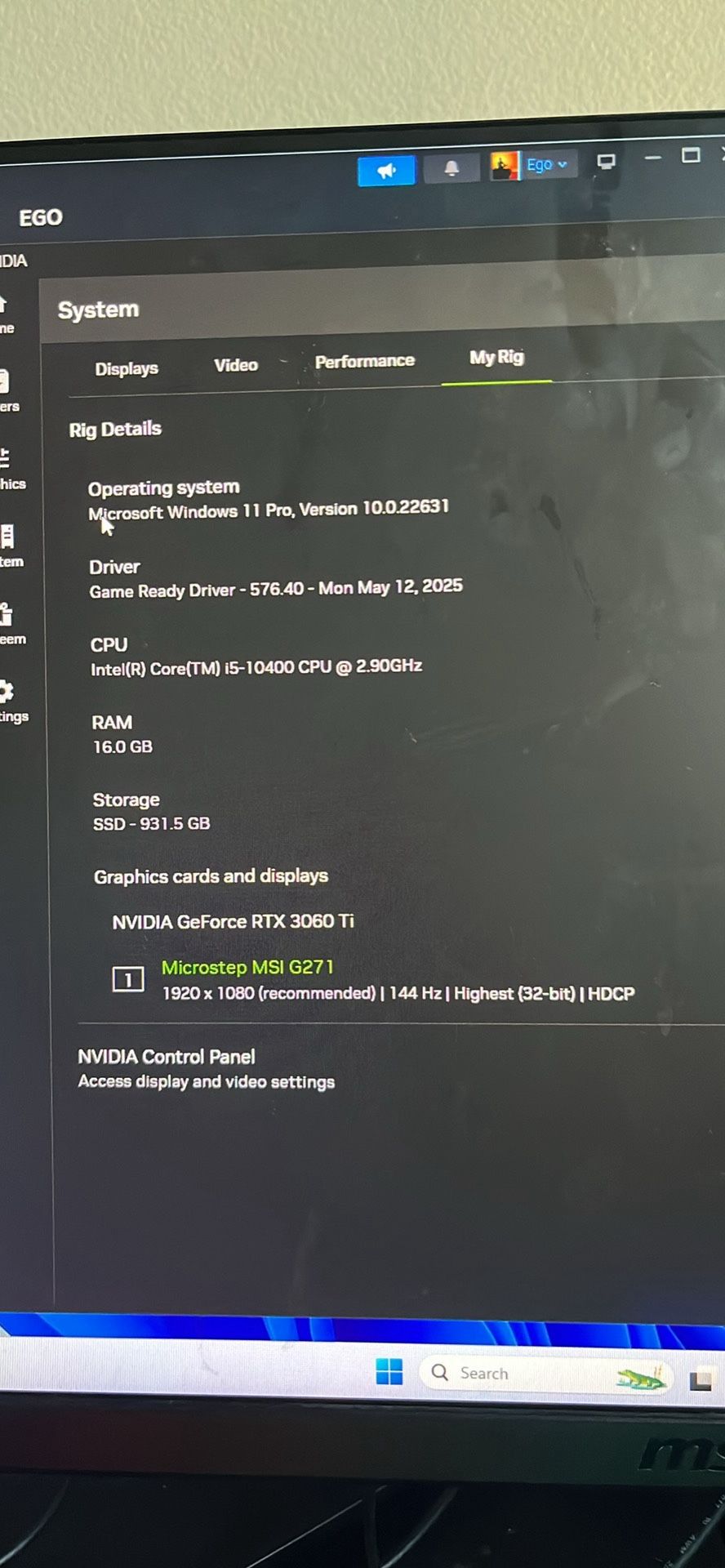 Gaming Pc 3060 Ti