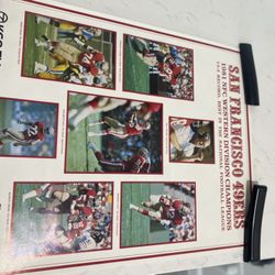 Vintage 49ers original poster