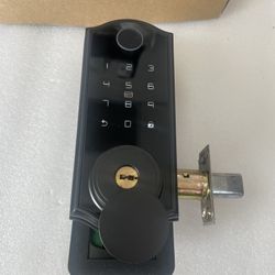 Smart Door Lock with Fingerprint , Keypad, Card, Key and App Control Deadbolt 