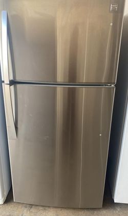 Kenmore Top Mount Stainless Steel Fridge
