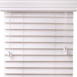 White Horizontal Blinds