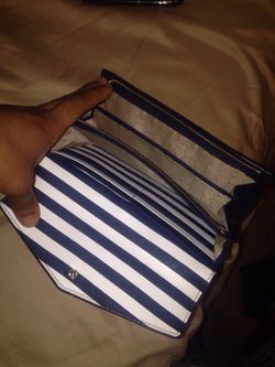 Mk navy blue wallet