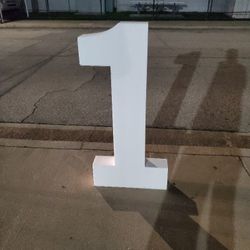 47 Inch Number 1, Other Letter Or Numbers Available