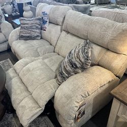 Ashland 2 Piece Lay Flat Reclining Sofa and Loveseat Set /P