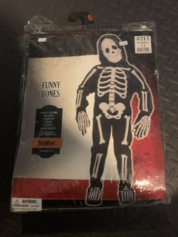 Kids Bones Costume 